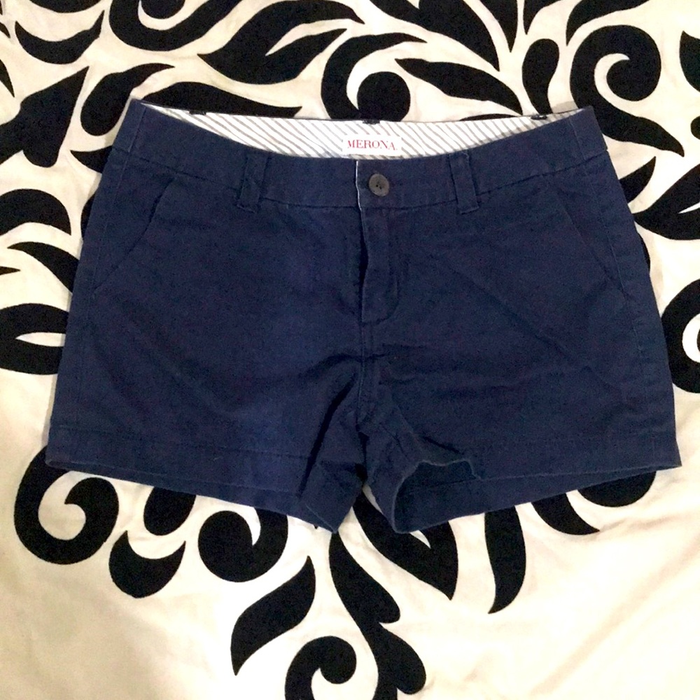 Merona blue dress shorts